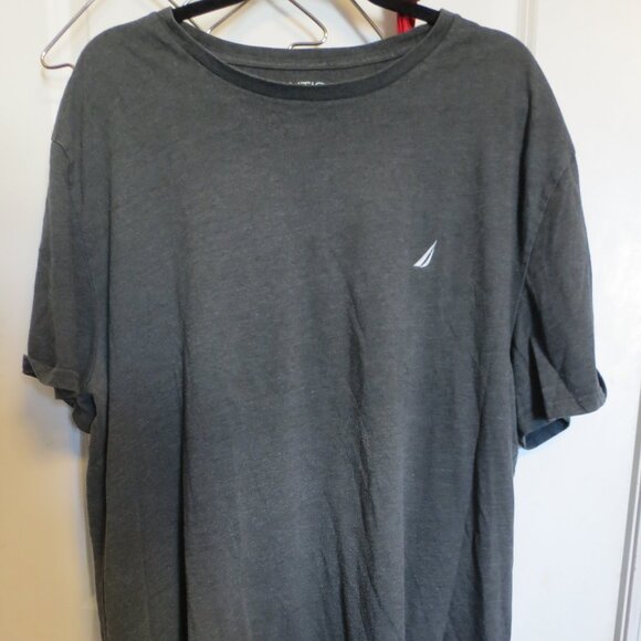 Men's Nautica 3XL Dark Gray Short Sleeve T-Shirt - Picture 1 of 4